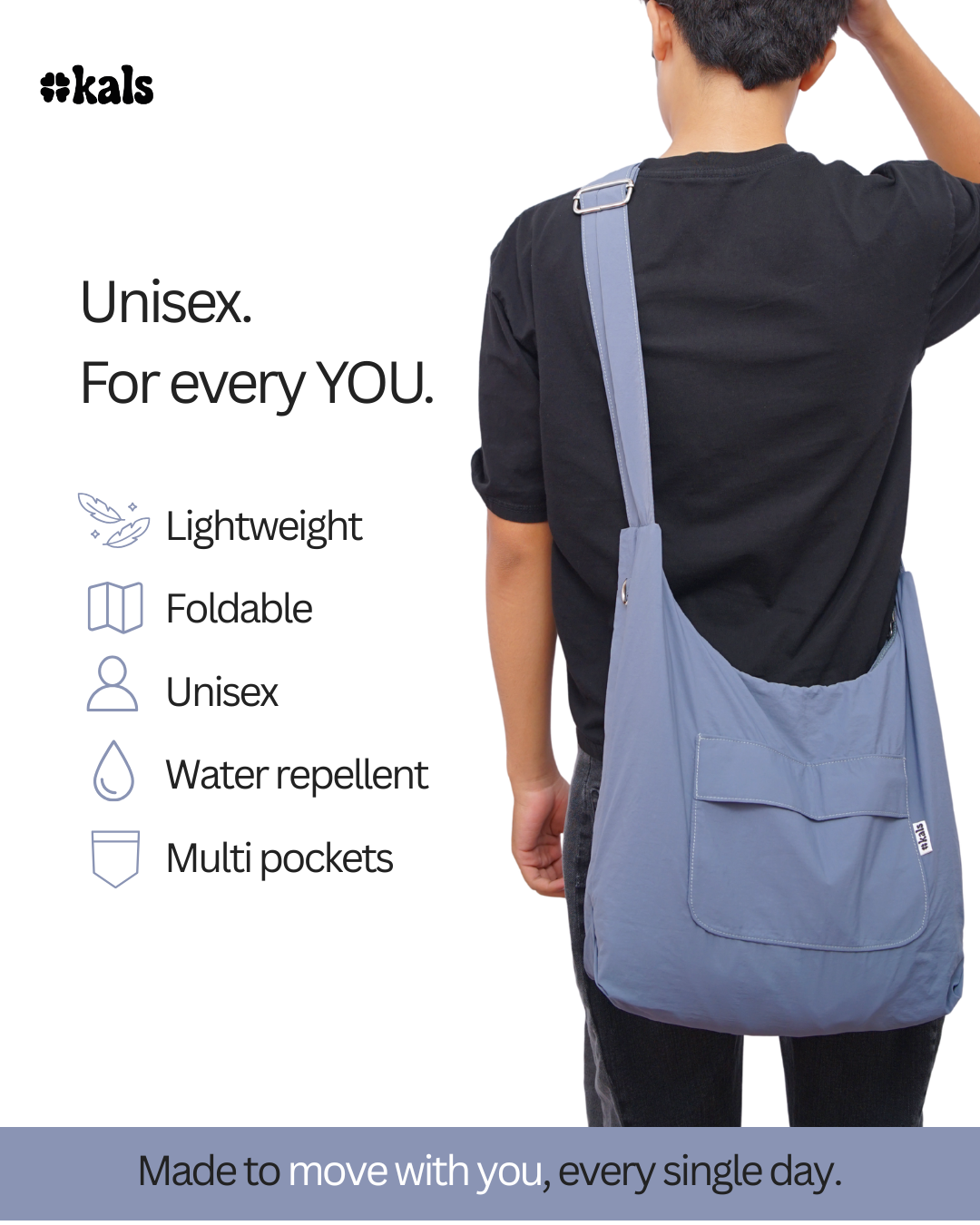 GOSLING bag - lightweight & foldable sling bag